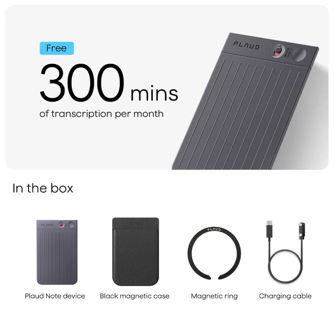【美品】PLAUD NOTE ブラック Plaud Note - The World's No.1 AI Voice Recorder – Plaud.ai Marketing